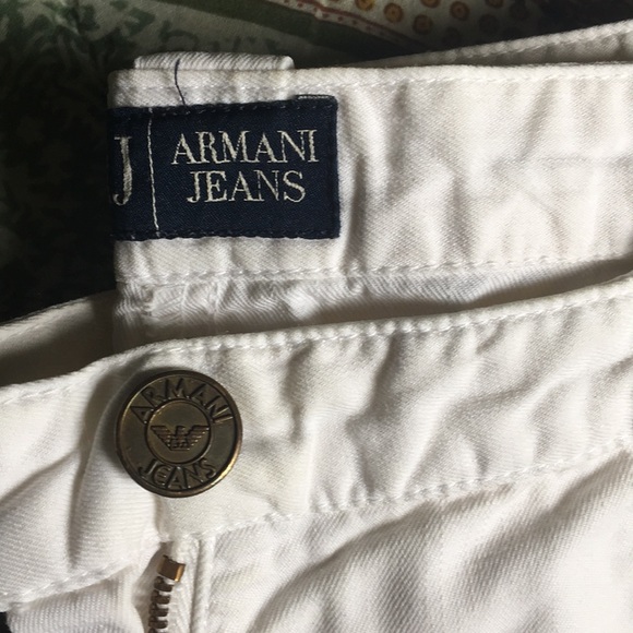 Armani Jeans Denim - Vintage White Armani Jeans
